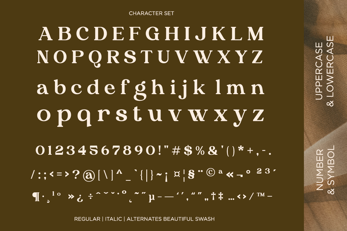 Algirae - Modern Ornamental Serif, a Serif Font by Say Studio (Photo 7 of 10)