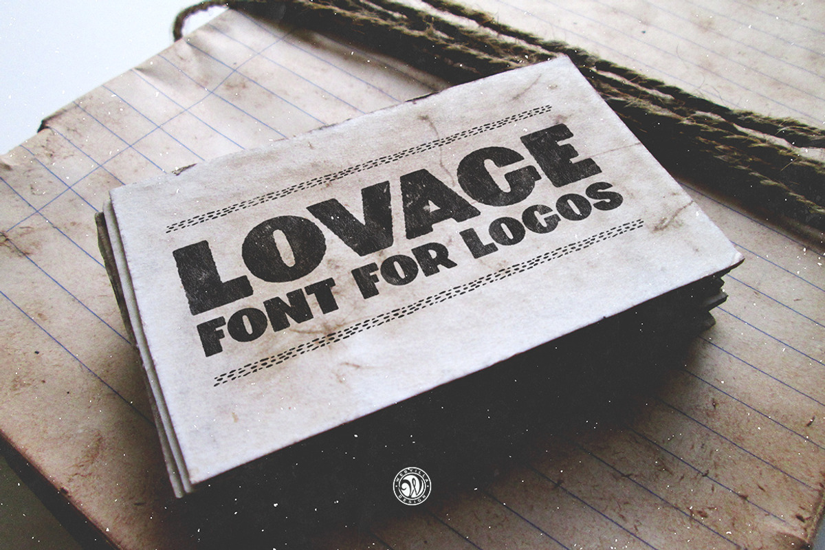 Lovage Font preview 2
