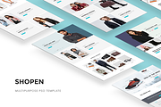 Shopen — Multipurpose PSD Template, a Templates & Theme by ScienteCraft (Thumbnail 1 of 50)