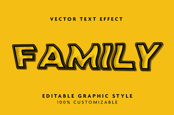 Bold Wavy Distorted Text Effect preview 3