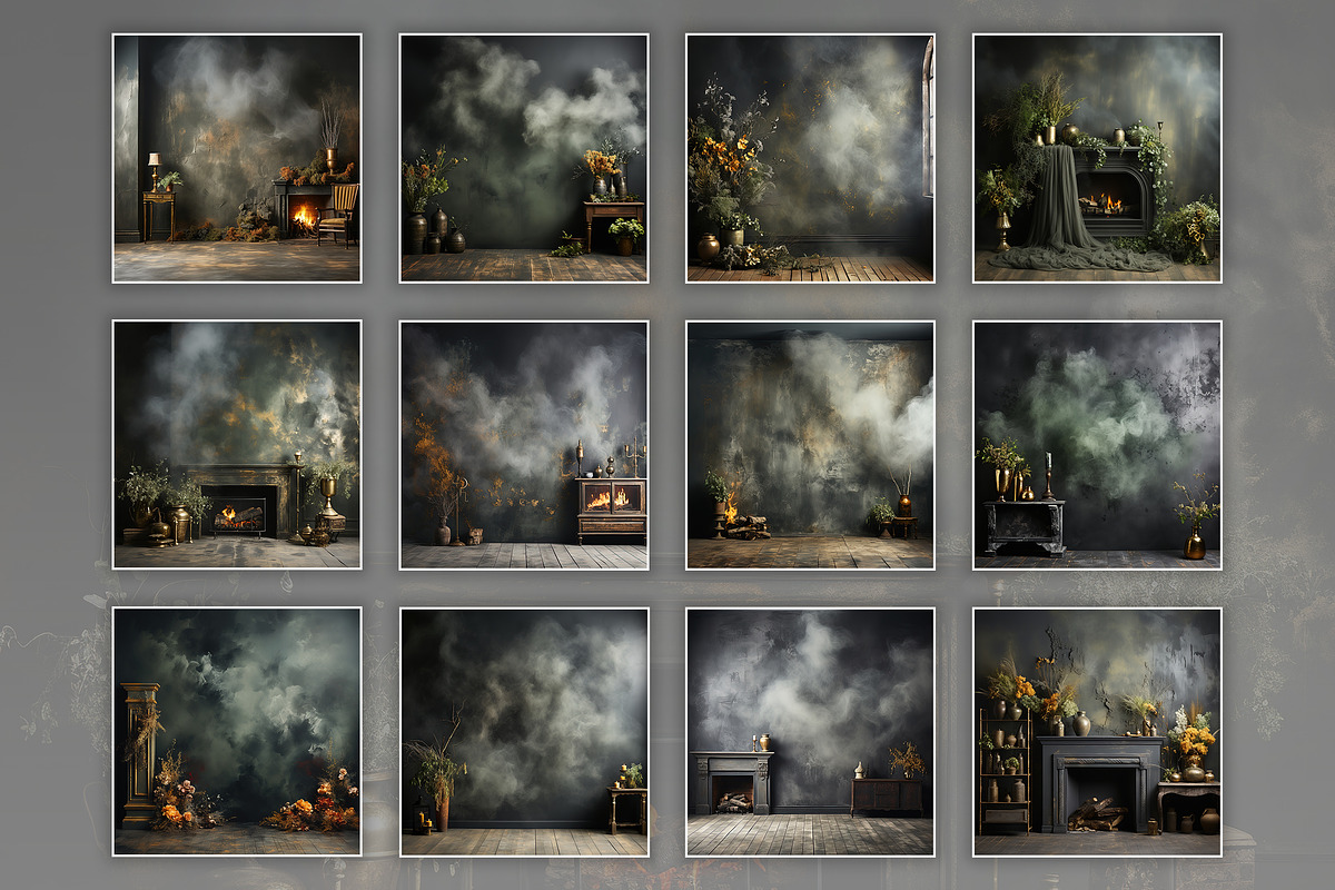 Goth Backdrop Vintage Mockups, a Household Mockup by Fun Digital (Photo 4 of 4)