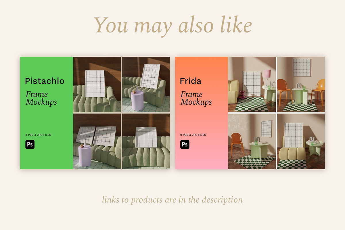 Artwork frame Photo Mockup Bundle, a Print Template by Bonumo (Photo 9 of 9)
