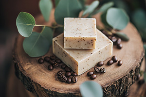 Artisanal Natural Handmade Soap Bars, a Nature Photo by Virgo Studio