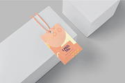 Clothing Label Tag Mockups, an Advertising Mockup by megostudi0 (Thumbnail 5 of 5)