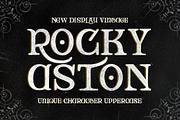 Rocky Aston, a Serif Font by Fontastic (Thumbnail 1 of 9)