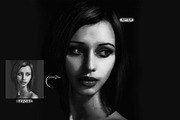 Steel Plate Portrait FX Ps Action, an Action Add-On by Studio Retouch (Thumbnail 7 of 10)