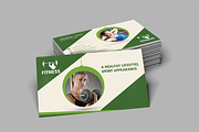 Fitness Business Card, a Business Card Template by Dotnpix (Thumbnail 1 of 4)
