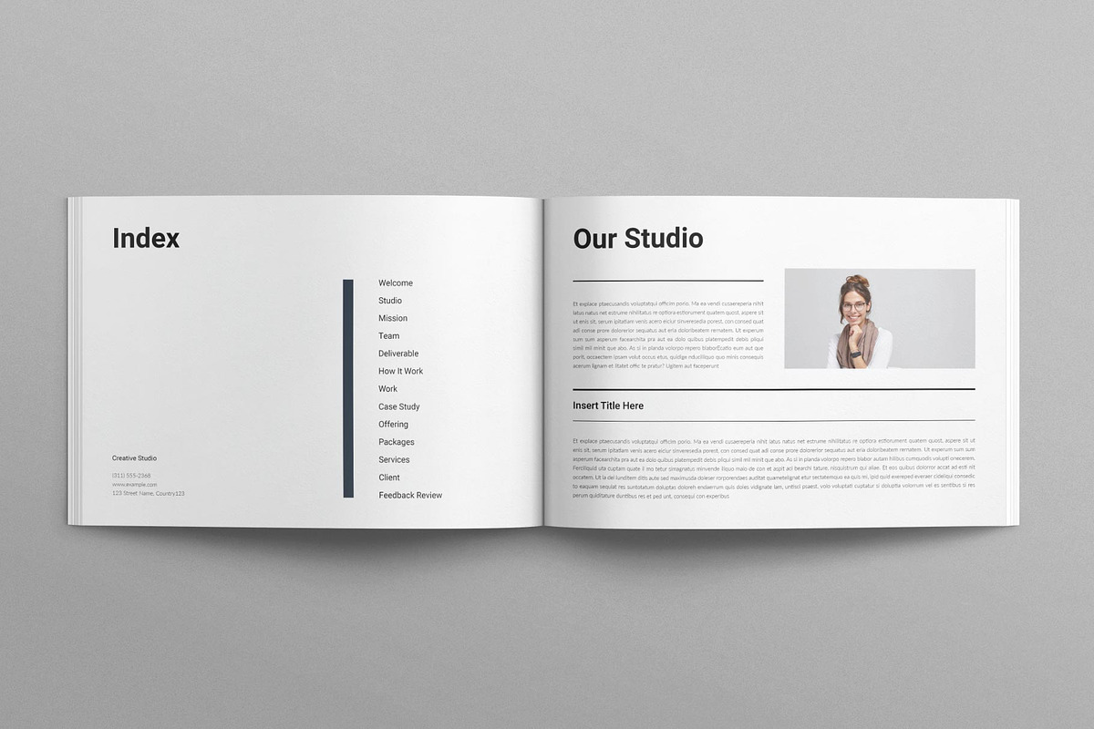 Services & Pricing Guide Landscape, a Brochure Template by TemplatesForest (Photo 3 of 8)