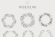 NOUVEAU watercolor floral, a Decorative Illustration by LiChu Art (Thumbnail 3 of 12)