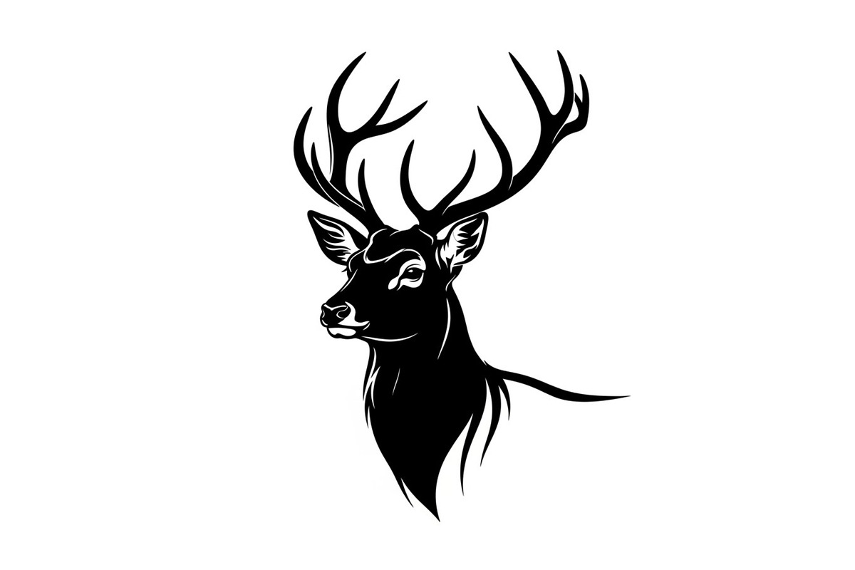 Majestic Deer & Stag Silhouette Bund, an Illustration by jahid234 (Photo 5 of 41)