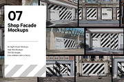 7x Shop Facade Mockup Bundle, an Advertising Mockup by HAZARD MOCKUPS (Thumbnail 1 of 14)