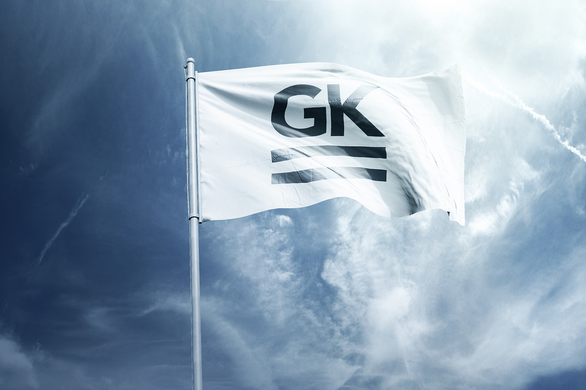 10 Realistic 3D Flag Mock Up`s v.2, a Product Mockup by GK Creative (Photo 6 of 9)