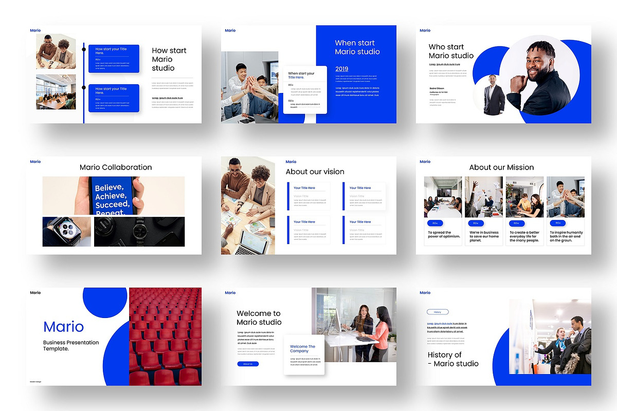 Mario – Business Keynote Template, a Presentation Template by Dens Creative Studio (Photo 2 of 6)