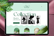 Aesthetic Green Shopify Theme, a Templates & Theme by DaisyStudio (Thumbnail 1 of 10)