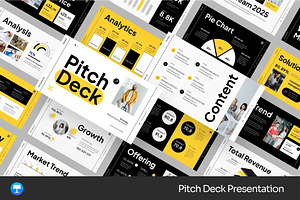 Pitch Deck Keynote Templates, a Presentation Template by Fit-tee