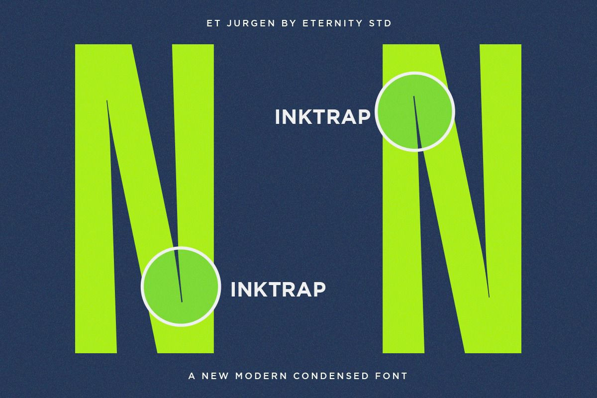 ET Jurgen -New Modern Condensed Font, a Sans Serif Font by Eternity Studio (Photo 2 of 12)