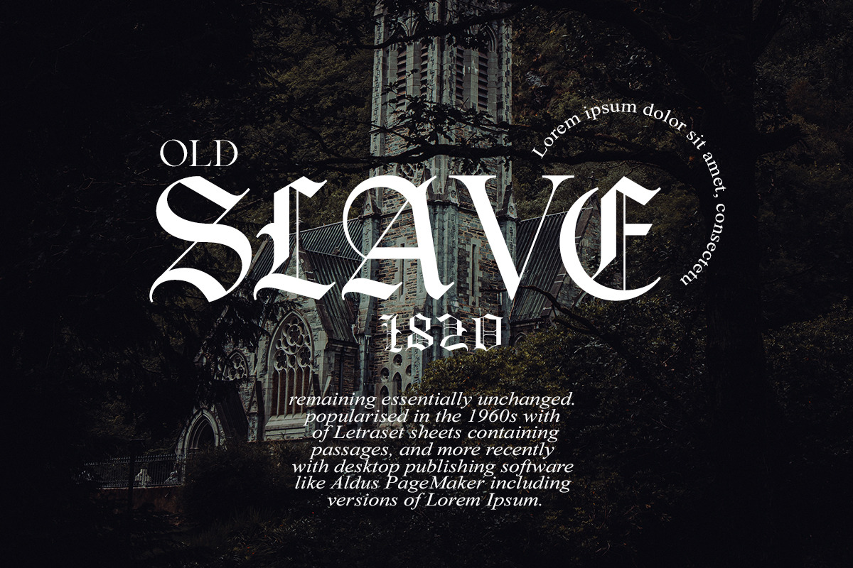 Grave Springs | Modern Blackletter, a Blackletter Font by Muntab_Art (Photo 7 of 11)
