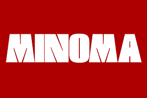 MINOMA Display font