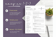 Registered Nurse Resume template, a Resume Template by Climbwithelevator (Thumbnail 6 of 6)