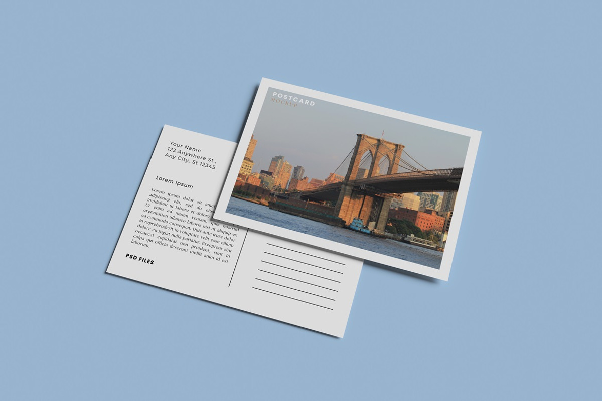 A6 Postcard Mockup, an Advertising Mockup by AndikaGraphic (Photo 4 of 8)