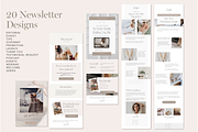 Canva Email Newsletter Templates, an Email Template by Tabitha Emma (Thumbnail 2 of 10)