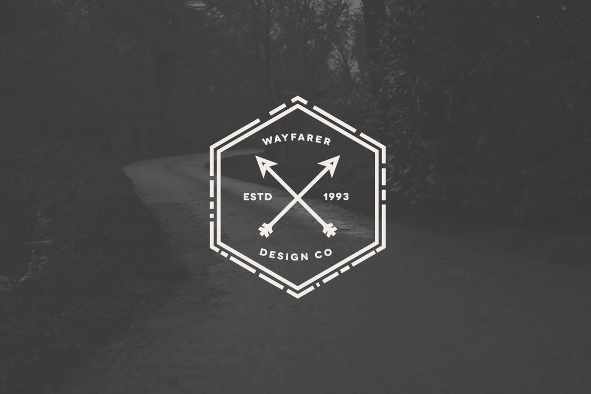 Vintage Line Badges, a Branding & Logo Template by Hustle Supply Co. (Photo 5 of 5)