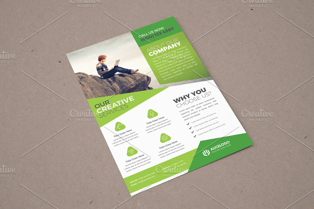 Flyer Template, a Flyer Template by Alice_s (Photo 3 of 10)