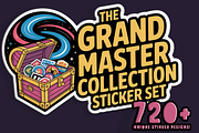 The Grand master Sticker Collection, a Graphic by Jakayla Digital Co (Thumbnail 1 of 6)