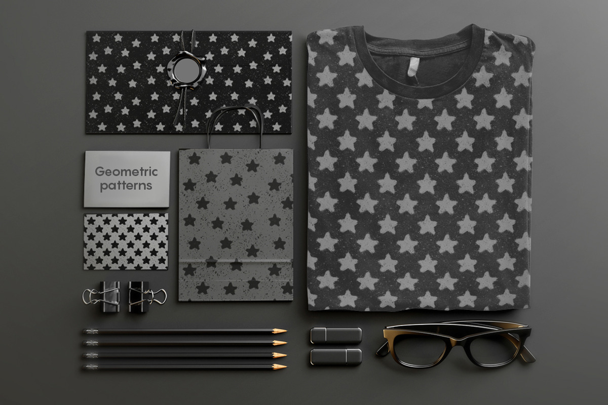 Geometric patterns bundle, a Pattern Graphic by Anastasia Koba (Photo 5 of 16)