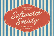 Saltwater Society, a Handwritten Font by supfonts (Thumbnail 1 of 12)