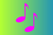 Music icon design template, a Solid Icon by Sumberpangan (Thumbnail 3 of 3)