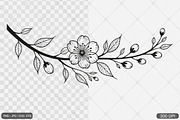 Cherry Blossom SVG PNG Bundle, an Illustration by Actual Pixel (Thumbnail 19 of 33)