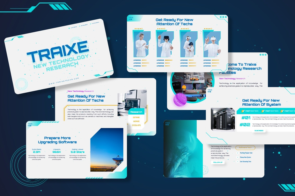 Traixe - Technology Powerpoint, a Presentation Template by Dhabee (Photo 7 of 8)