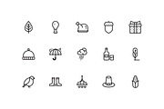 320 + icons outline style, an Icon by Mir store (Thumbnail 2 of 11)