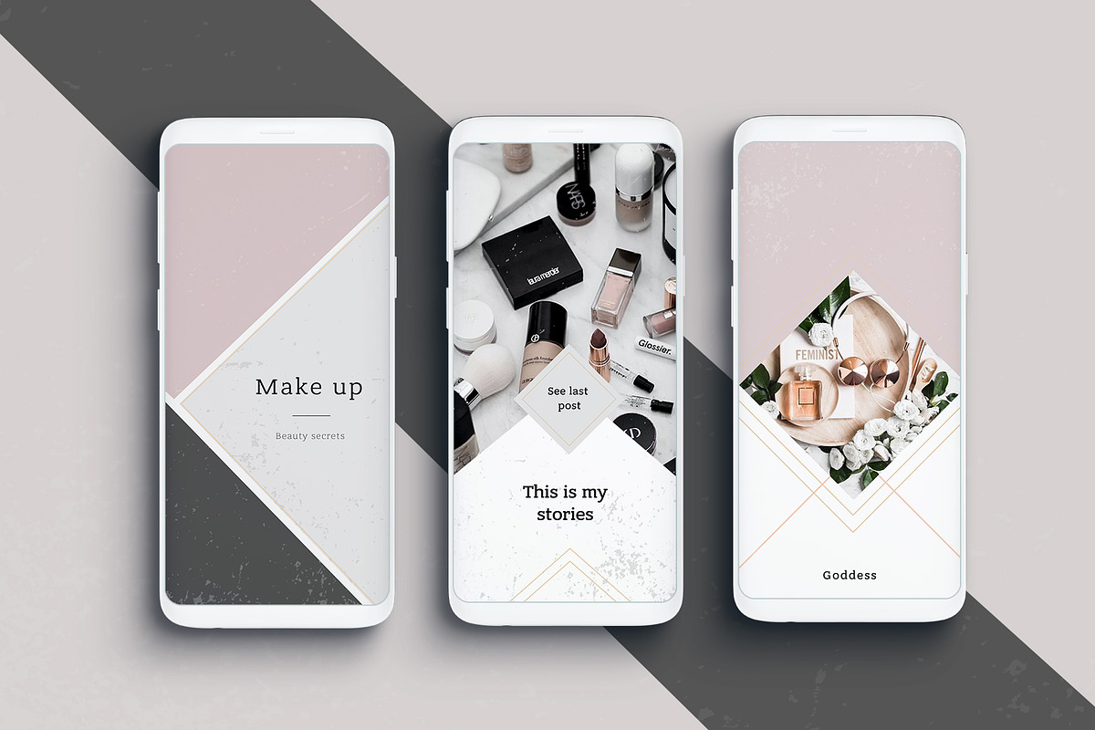 BEAUTY - instagram template + BONUS, a Social Media Template by Digital Breath templates (Photo 3 of 6)