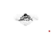 Sumi-e ink painting. Minimalism., an Illustration by Elina_Li (Thumbnail 20 of 38)