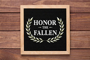 Honor the Fallen – Memorial Day SVG, an Illustration by Awieee1 (Thumbnail 4 of 4)