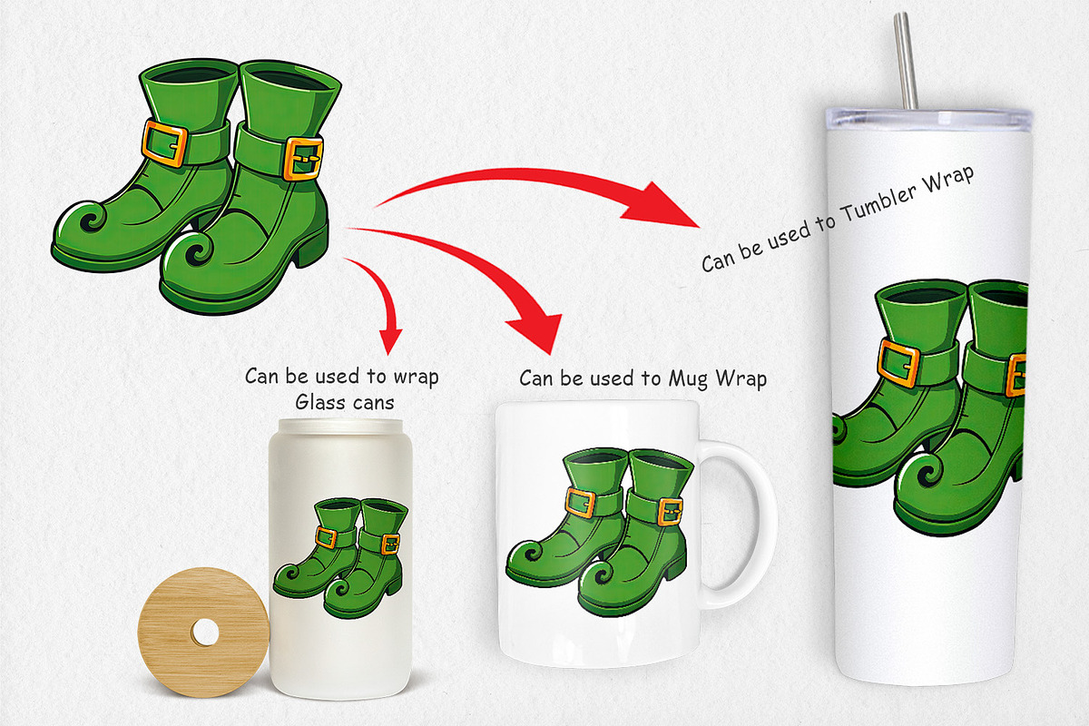 Leprechaun Shoes Clipart, a Graphic by Artnoy (Photo 4 of 5)