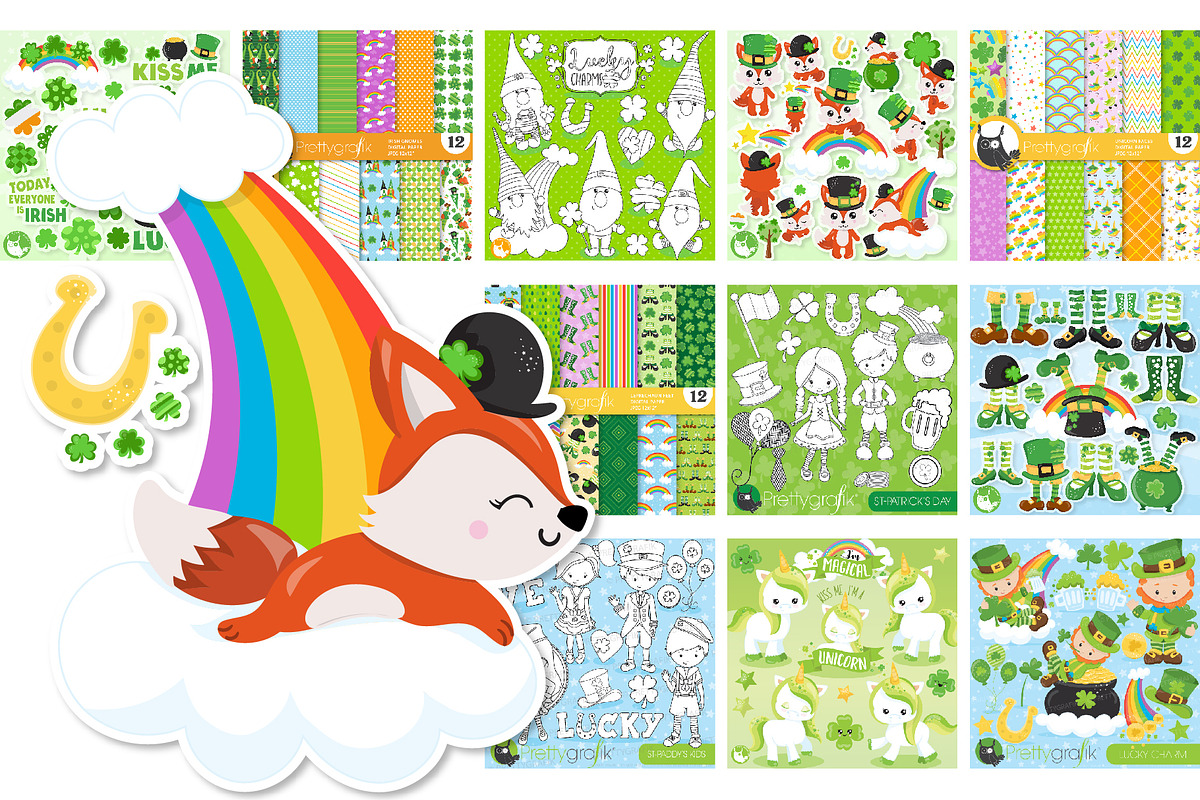 St-Patrick's day bundle - 750 in 1, an Illustration by PrettyBundles (Photo 2 of 4)