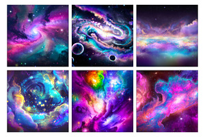 Galaxy Outer Space Backgrounds