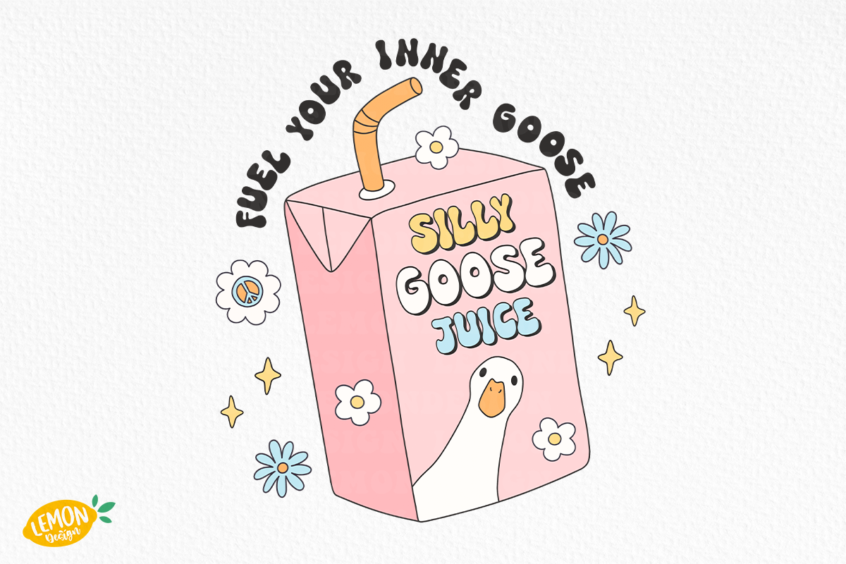 Retro Silly Goose PNG, an Animal Illustration by LemonDesign (Photo 3 of 13)