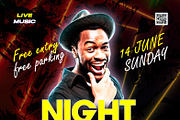 Night Party Flyer, a Flyer Template by FlyeredTemplate (Thumbnail 2 of 2)