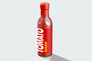 Sauce Bottle Mockup, a Packaging Mockup by SLAB! Design (Thumbnail 3 of 7)