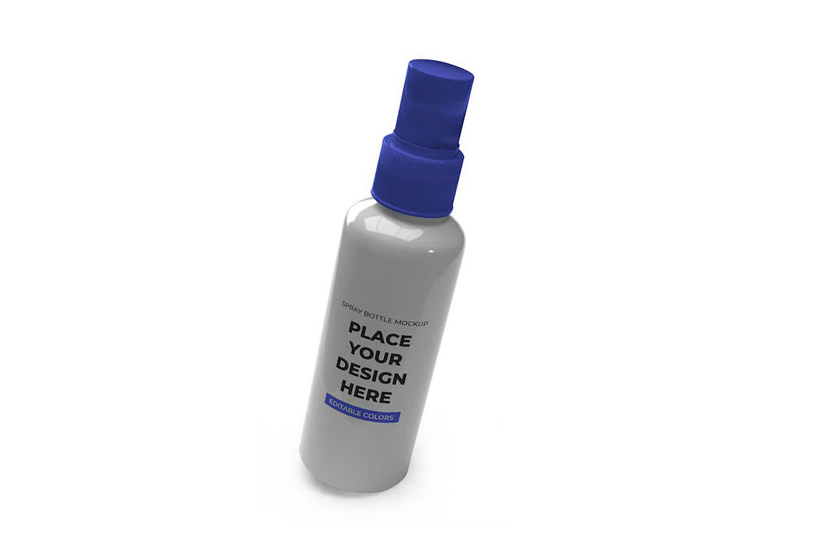 Pump Spray Bottle Mockup Template, a Packaging Mockup by DesignRushMarket (Photo 11 of 11)