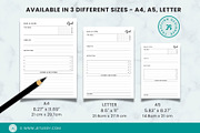 GOALS & STEPS TRACKER, a Stationery Template by Traveling Designer (Thumbnail 3 of 4)