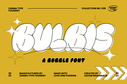 Bulbis - Bubble Font, a Handwritten Font by Zarma Type (Thumbnail 1 of 10)
