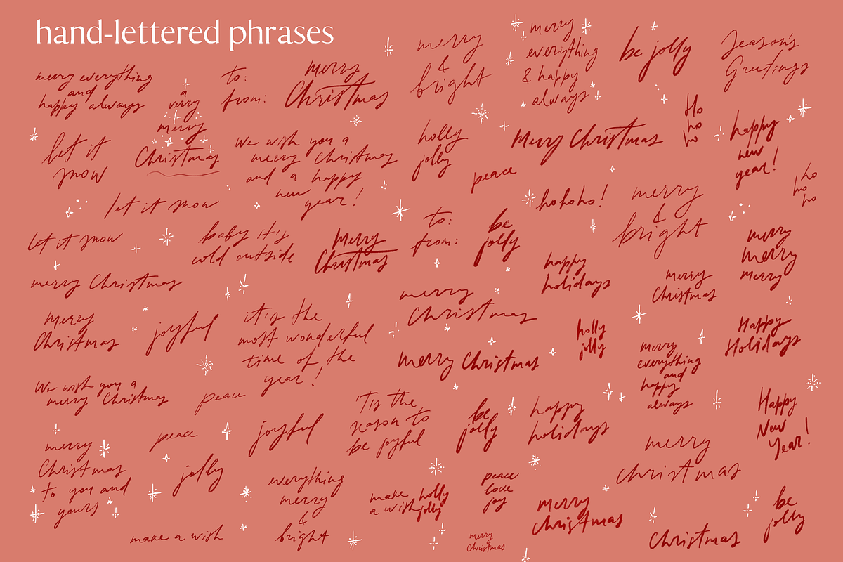 Christmas Illustrations + Lettering, a Seasonal Illustration by eclosque (Photo 4 of 34)