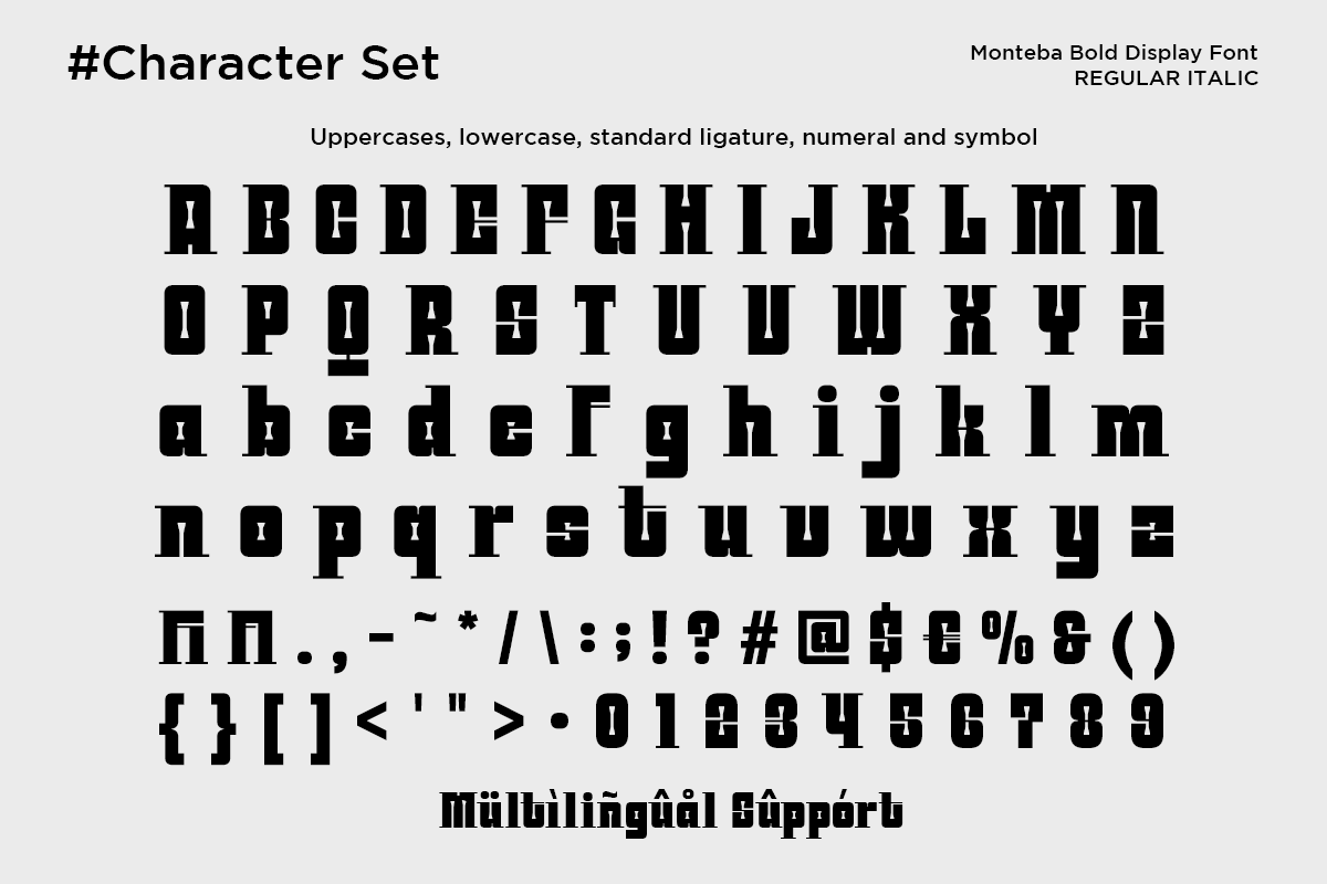 Monteba - Bold Display Font, a Serif Font by Say Studio (Photo 10 of 11)