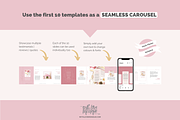 30 Instagram Post Templates, a Social Media Template by With Love Monique (Thumbnail 3 of 9)