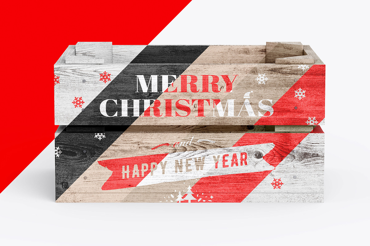Christmas Box Mockup 3 PSD, a Product Mockup by easymock (Photo 7 of 9)